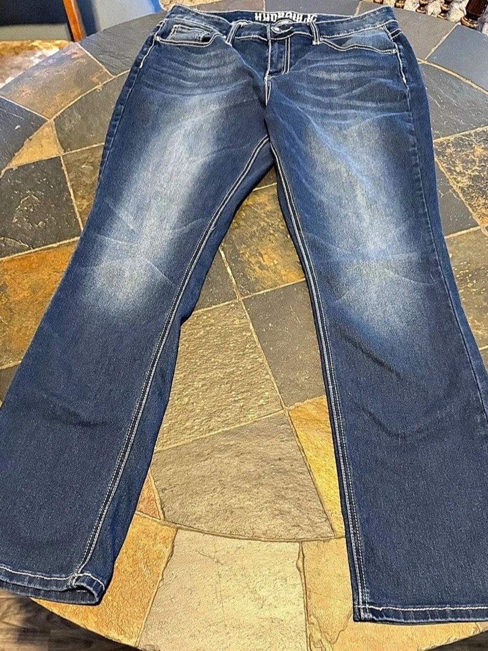 Hydraulic Nolita Curvy Micro Boot Jeans Blue Waist 10